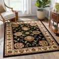 thumbnail image 1 of Well Woven Timeless Abbasi Oriental Persian Black 10'11" x 15' Area Rug, 1 of 8