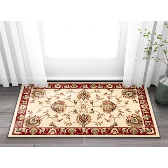 Well Woven Timeless Abbasi Oriental Persian Ivory 2'3" x 3'11" Area Rug