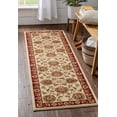 thumbnail image 1 of Well Woven Timeless Abbasi Oriental Persian Ivory 2'3" x 7'3" Runner Area Rug, 1 of 8