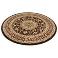 thumbnail image 1 of Well Woven Timeless Aviva Traditional Oriental Floral Brown 7'10" Round Rug, 1 of 5