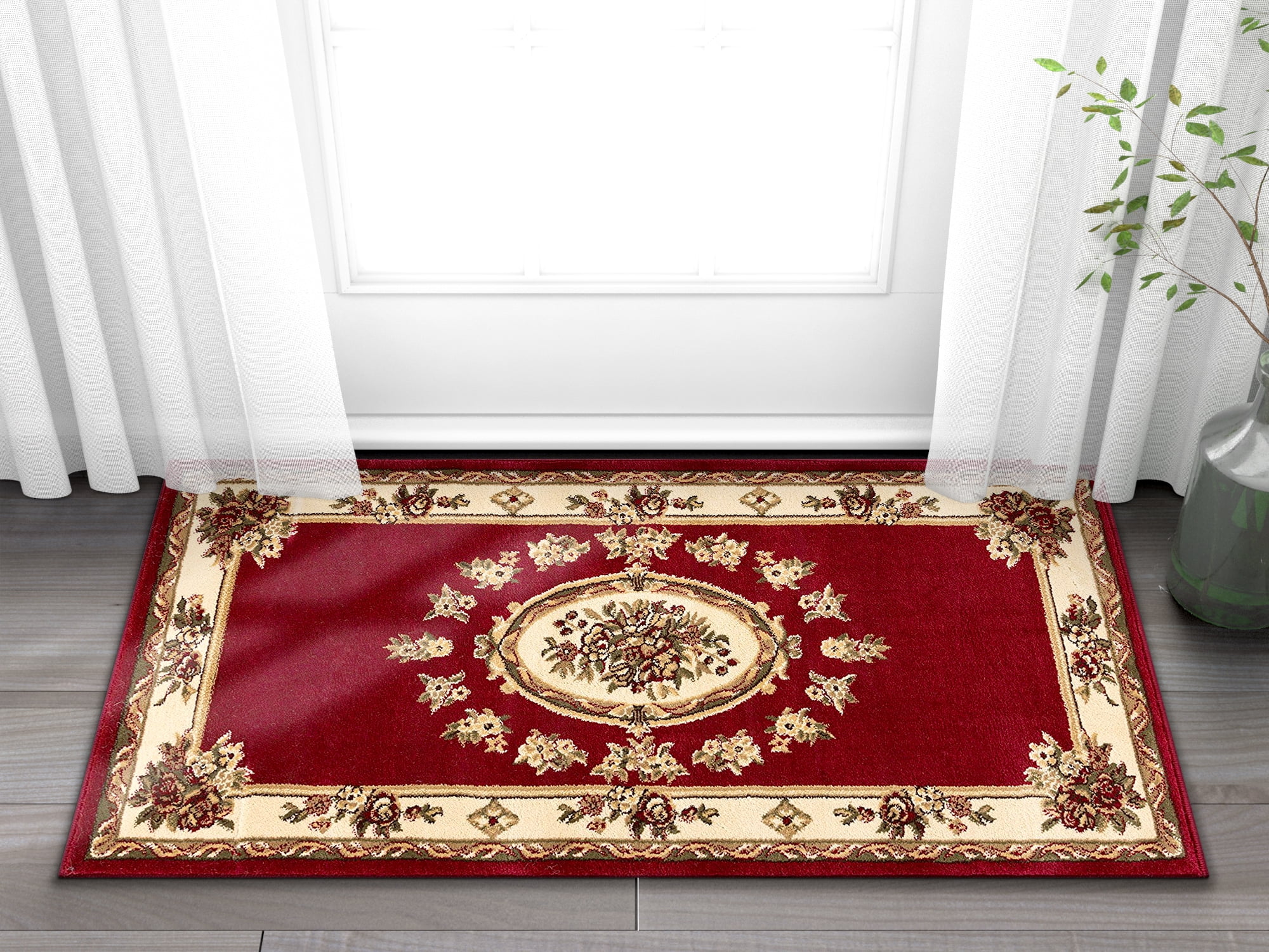 Well Woven Timeless Le Petit Palais Medallion Oriental Red 2'3