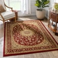 thumbnail image 1 of Well Woven Timeless Medallion Oriental Traditional Modern Area Rugs, Red, 1 of 8
