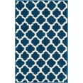 thumbnail image 1 of Well Woven Tinsley Trellis Dark Blue & Ivory Moroccan Lattice Modern Geometric Pattern 2' x 3' Area Rug Soft Shed Free Easy to Clean Stain Resistant, 1 of 4