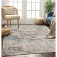 thumbnail image 1 of Well Woven Tivoli Grote Global Vintage Medallion Blue 7'10" x 9'10" Distressed Area Rug, 1 of 6