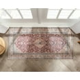 thumbnail image 1 of Well Woven Tonti Red Washable Vintage Style Persian Mat Rug 2x4 (2' x 3'11"), 1 of 7