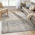 thumbnail image 1 of Well Woven Topkapi Terni Vintage Oriental Botanical Light Blue Vintage Distressed 7'10" x 9'10" Area Rug, 1 of 8