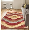 thumbnail image 1 of Well Woven Tribal Red 5'3" x 7'3" Area Rug Carpet, 1 of 4
