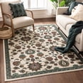 thumbnail image 1 of Well Woven Tulsa Arya Traditional Vintage Oriental Floral Ivory 5'3" x 7'3" Area Rug, 1 of 5