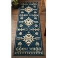thumbnail image 1 of Well Woven Tulsa Canton Southwestern Tribal Bohemian Blue 2'3" x 7'3" Runner Rug, 1 of 7