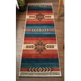 thumbnail image 1 of Well Woven Tulsa Dustin Southwestern Tribal Medallion Crimson 2'3" x 7'3" Runner Area Rug, 1 of 2