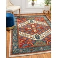 thumbnail image 1 of Well Woven Tulsa Musta Traditional Vintage Medallion Tribal Ivory 7'10" x 9'10" Area Rug, 1 of 5