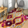 thumbnail image 1 of Well Woven Vettore Rocambolesco Lavender Modern Ikat Area Rug, 1 of 4