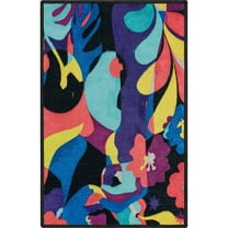 Well Woven x Misha Tyutyunik The Sunday Jungle Collection A Room With a View Modern Abstract Multi 2' x 3' Area Rug