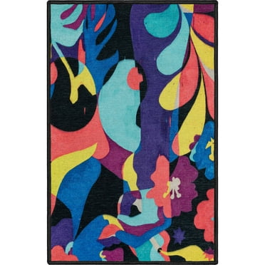 Well Woven x Misha Tyutyunik The Sunday Jungle Collection A Room With a View Modern Abstract Multi 2' x 3' Area Rug