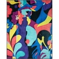 thumbnail image 1 of Well Woven x Misha Tyutyunik The Sunday Jungle Collection A Room With a View Modern Abstract Multi 6'7" x 9'3" Area Rug, 1 of 11