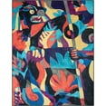 thumbnail image 1 of Well Woven x Misha Tyutyunik The Sunday Jungle Collection There Will Be Blood Modern Abstract Multi 6'7" x 9'3" Area Rug, 1 of 11