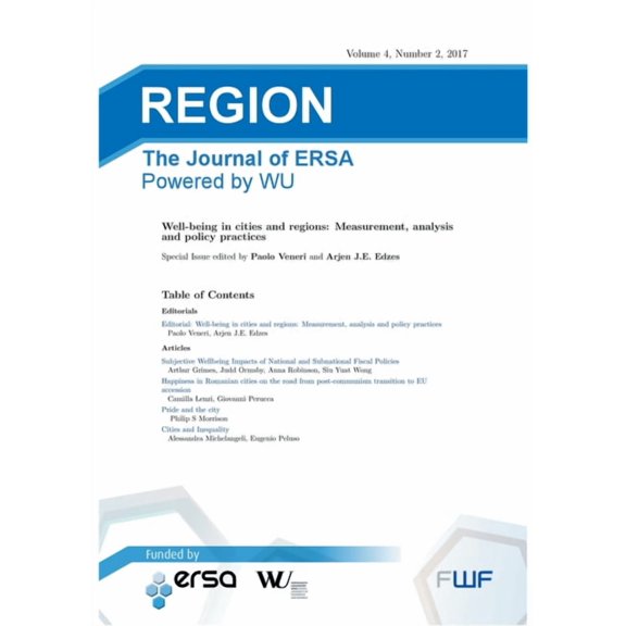 Well-being in Cities and Regions: measurement, analysis, and policy practices, (Paperback)