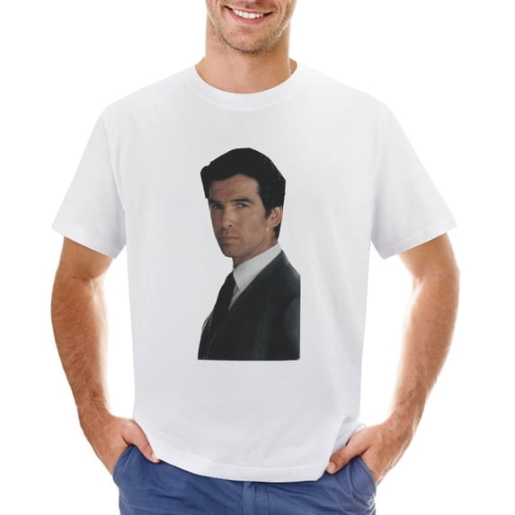 Well-dressed-man Men’s T-Shirt 100% Cotton Casual Short Sleeve Tops Gift Tee White 2XL