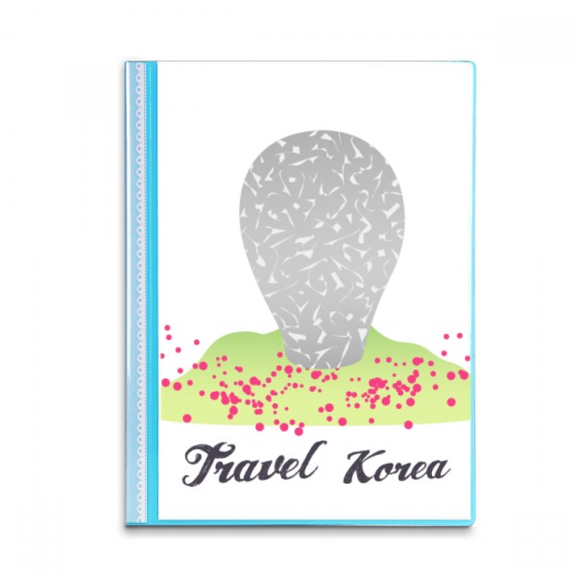 Well-known landmark in Korea Book Sheet Protectors Portfolio Binder Folder