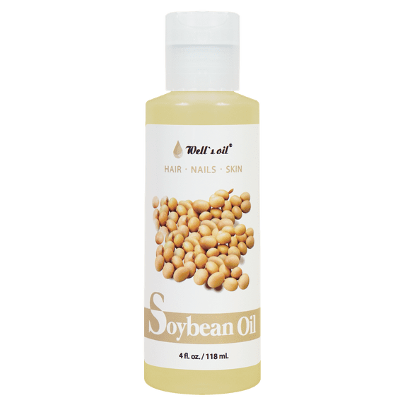 Well’s Oil Soybean Oil | 4 fl oz (118 ml) | 100% Pure | Multi-Use Oil for Hair, Skin & Nails | Lightweight & Non-Greasy