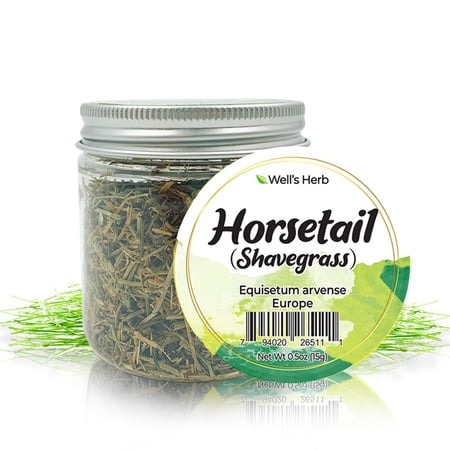 Well’s Oil Dried Herb Horsetail | 100% Natural Horsetail Herb | DIY Herbal Infusion Ingredient | Cosmetic Use Only | 0.5 oz (14 g)