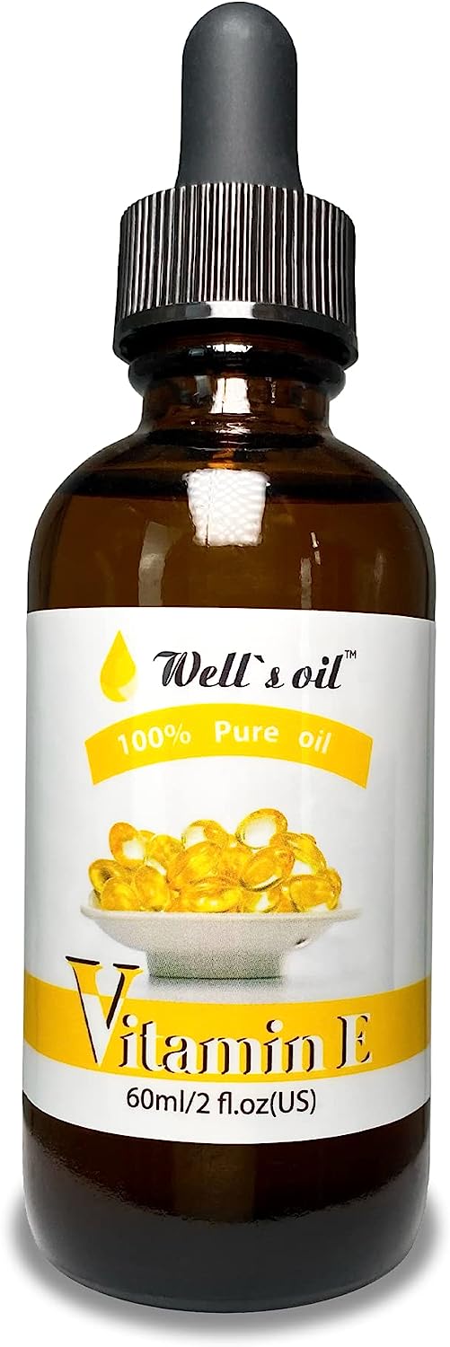 Well's Oil 100% Pure Natural Carrier Oil 2oz Vitamin E 