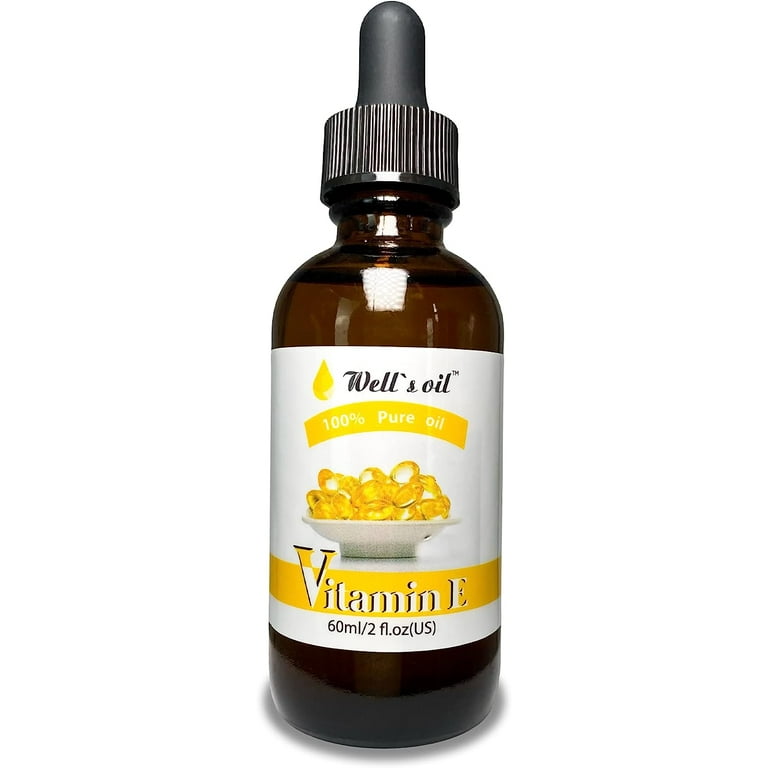 Well's Oil 100% Pure Natural Carrier Oil 2oz Vitamin E 