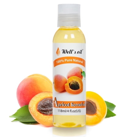 Well's Oil 100% Pure Natural Carrier Oil 4oz Apricot Kernel