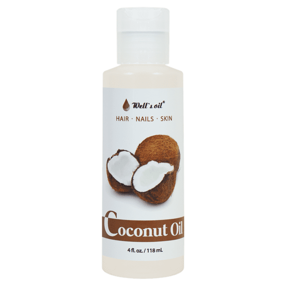 Well's Oil 100% Pure Natural Carrier Oil 4oz Coconut