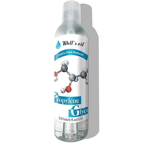 Well's Oil 100% Pure Natural Carrier Oil 8oz Propylene Glycol