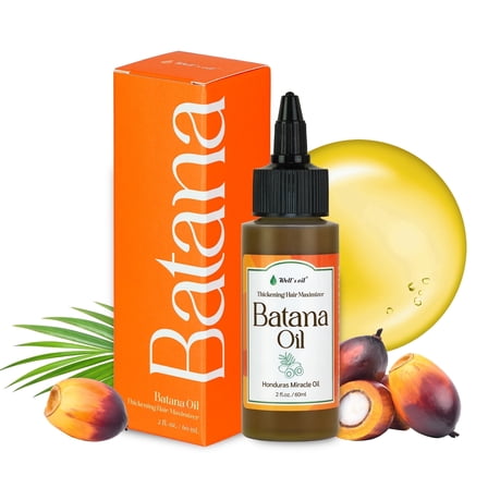 Well’s Oil Batana Oil | 2 fl oz | 100% Natural Raw Batana Oil from Honduras | Moisturizing & Nourishing | For Hair & Skin | 59 ml