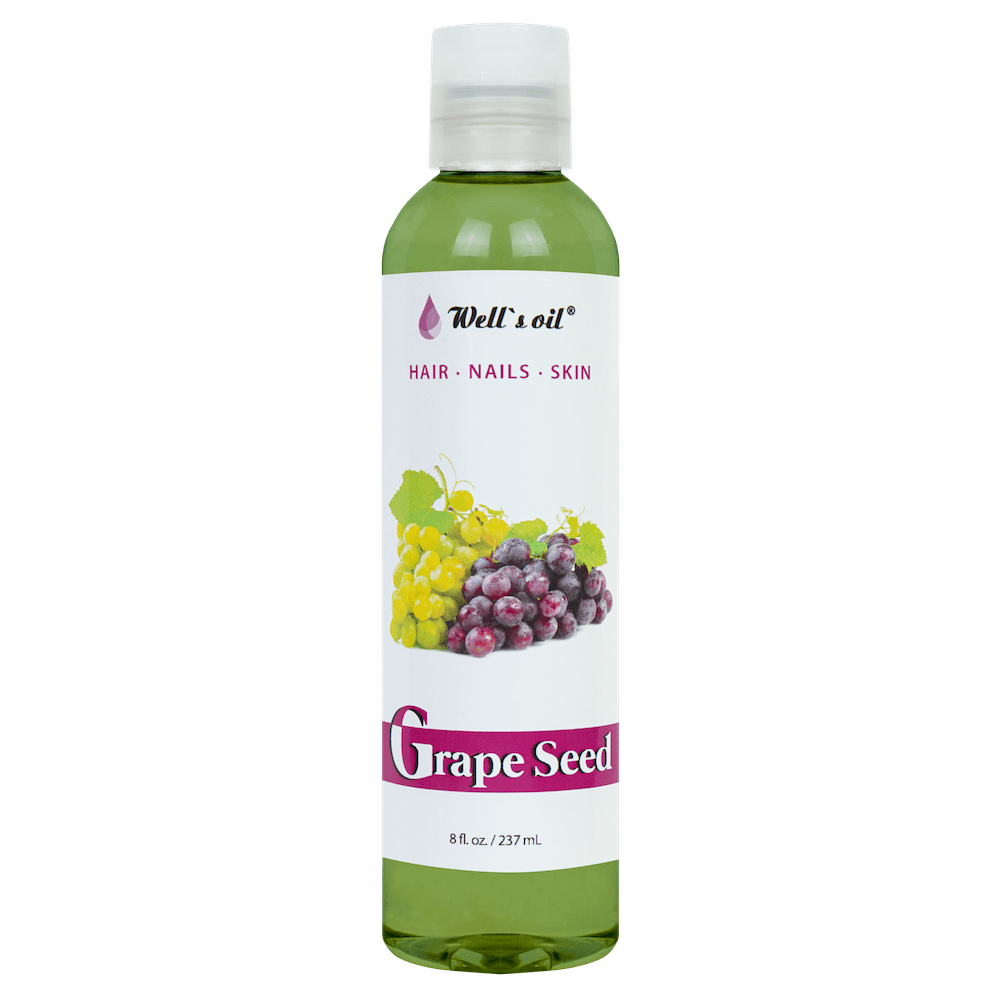 Well’s Oil Grapeseed Oil | 8 fl oz (237 ml) | 100% Pure & Refined ...