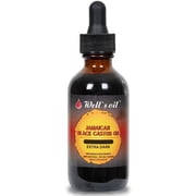 Well s Oil Jamaican Black Castor Oil Extra Dark | 2 fl oz 59 mL | 100% Pure Castor Oil | Lightweight Hair & Skin Care