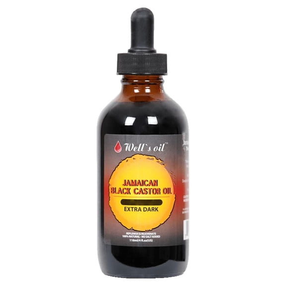 Well's Oil Jamaican Black Castor Oil [Extra Dark] 4oz