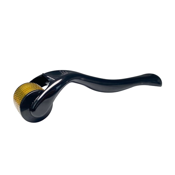 Wells Oil Derma Roller for Beard & Scalp | 0.25mm 540 Titanium Needles | Non-Invasive Grooming Tool | Supports a Refined Appearance