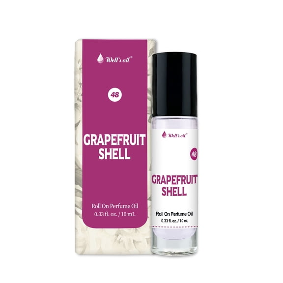 Well's Oil Perfume Roll-On Body Oil 10ml (Grapefruit Shell)