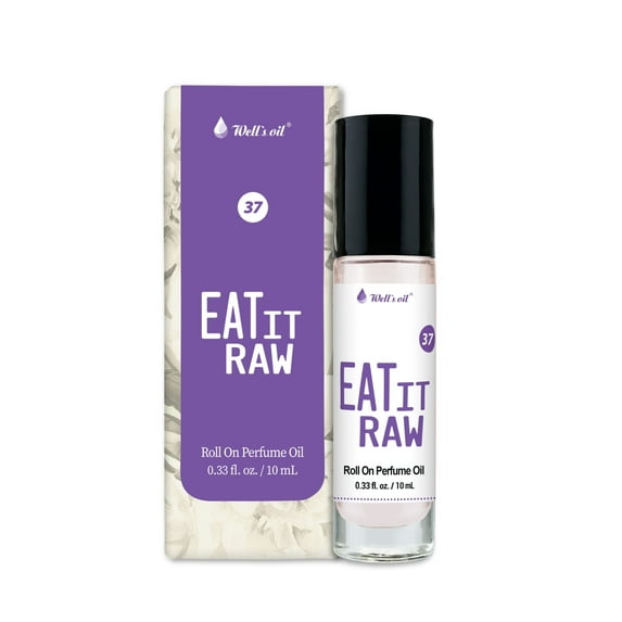 Well's Oil Perfume Roll-On Body Oil 10ml (Eat It Raw)