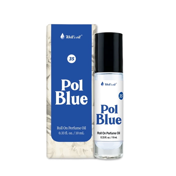 Well's Oil Perfume Roll-On Body Oil 10ml (Pol Blue)