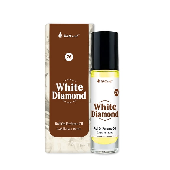 Well's Oil Perfume Roll-On Body Oil 10ml (White Diamond)