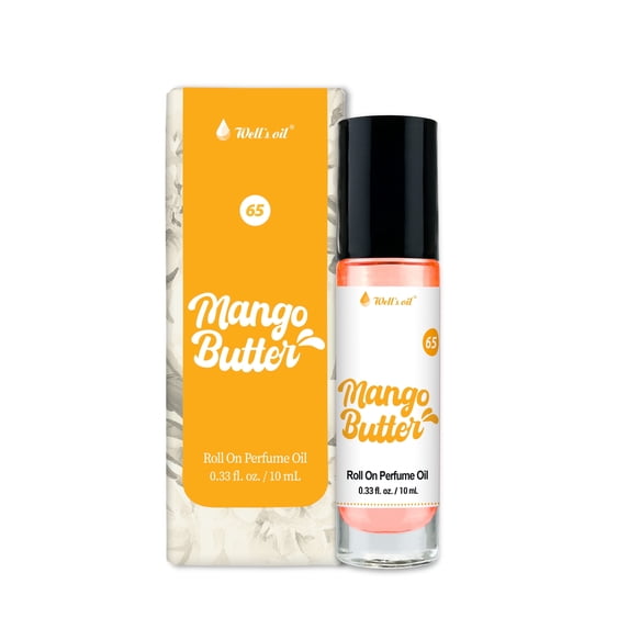 Well's Oil Perfume Roll-On Body Oil 10ml (Mango Butter)