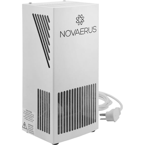 WellAir Novaerus Protect 200 Sq Ft NanoStrike Wall-Mount Air Purifier, White