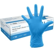 WellBefore Blue Nitrile Gloves, Chemical Resistant Hand Protection, Disposable Powder-Free Latex-Free Gloves - Medium 100 Ct.