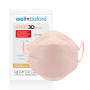 WellBefore KN95 Respirator Face Masks, 4-Layer Protection, Coral, Medium, 3D Fit, Adjustable Nose Clip & Ear Loops, Pack of 10