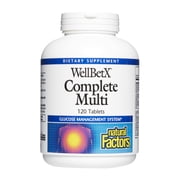 Natural Factors - WellBetX Complete Multi - 120 Tablets