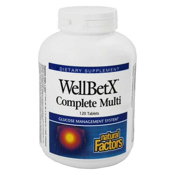 Natural Factors - WellBetX Complete Multi - 120 Tablets