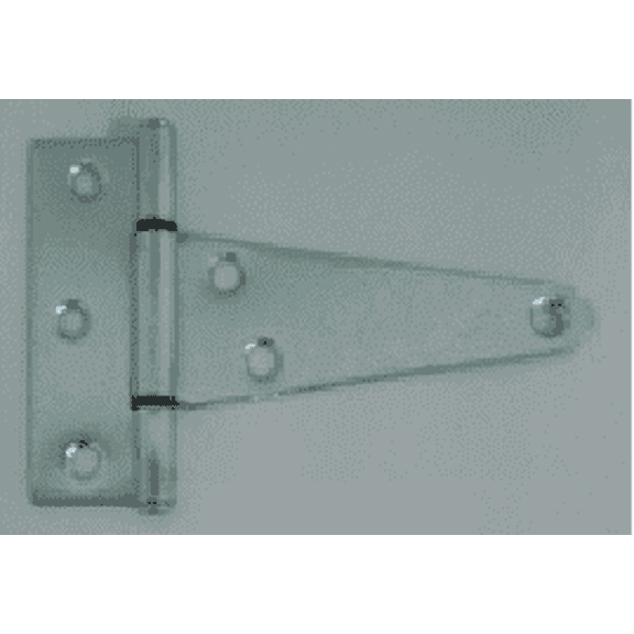 WellMade 4 in. Heavy Duty Tee Hinge, Zinc Plated Iron T-Hinge with Screws for Barn Gates, Sheds and Wooden Fences, 4 pack