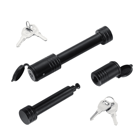 WellMade 5/8 in. Trailer Hitch Lock, Heavy Duty Receiver Pin Lock for Class III and IV 2 in. Receiver, 2 pack