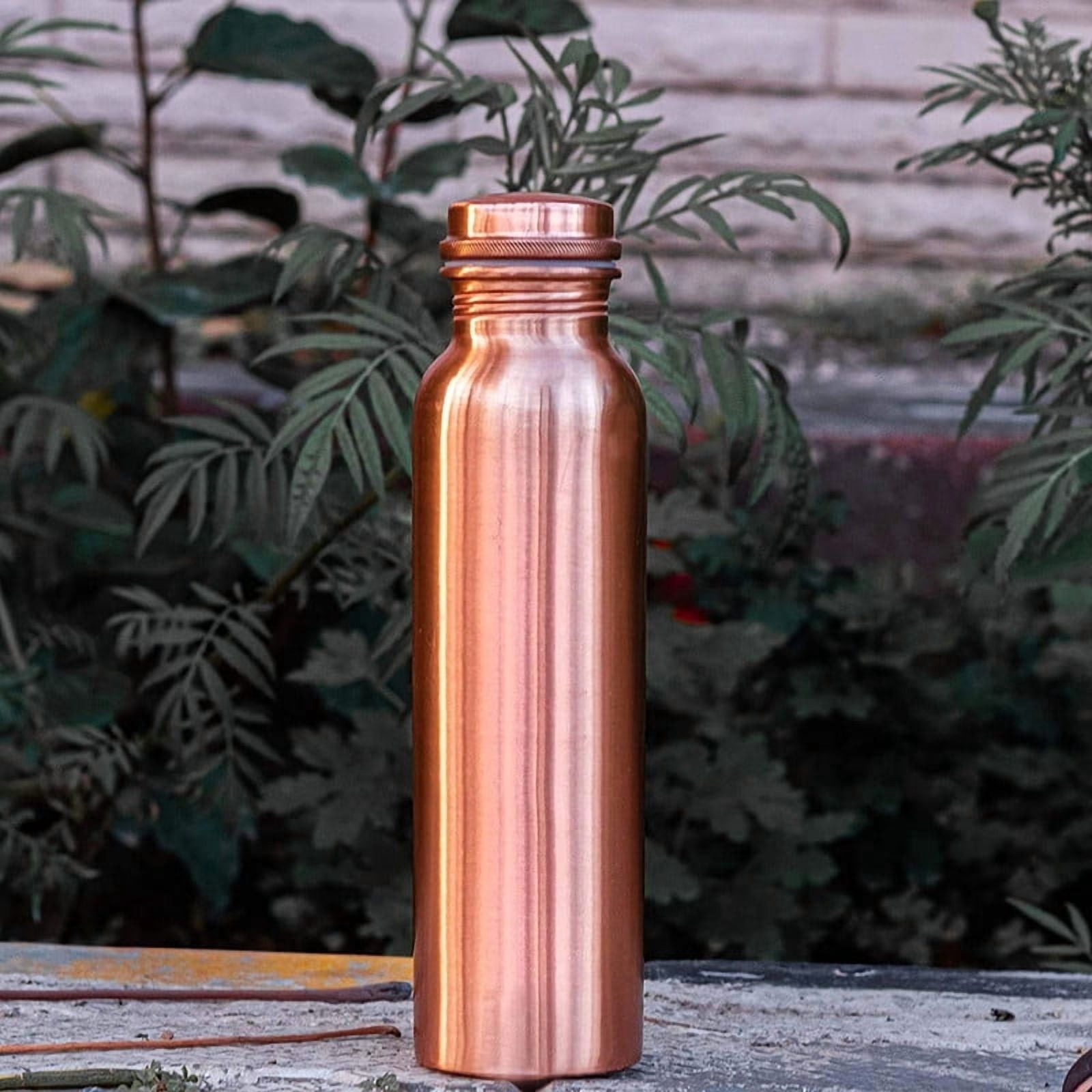 WellSip Copper Bottel | 100% Pure Copper Water Bottle 1000 ML