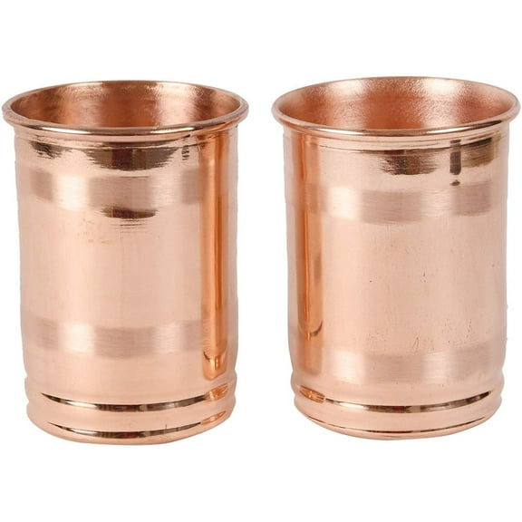 WellSip Copper Drinking Water Glass Set of 2