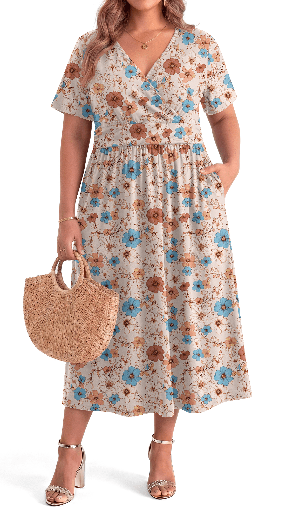 casual plus size maxi dresses for summer Plus Size Summer Dress: Elegant Plus Size Maxi Dress,... From Mysticastore, $28.17